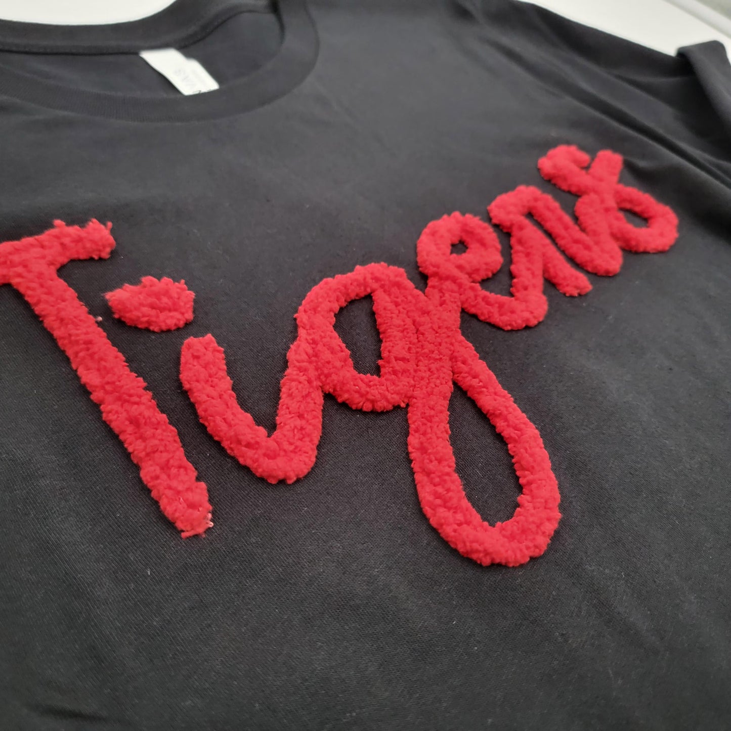 Faux Chenille Yarn Shirt