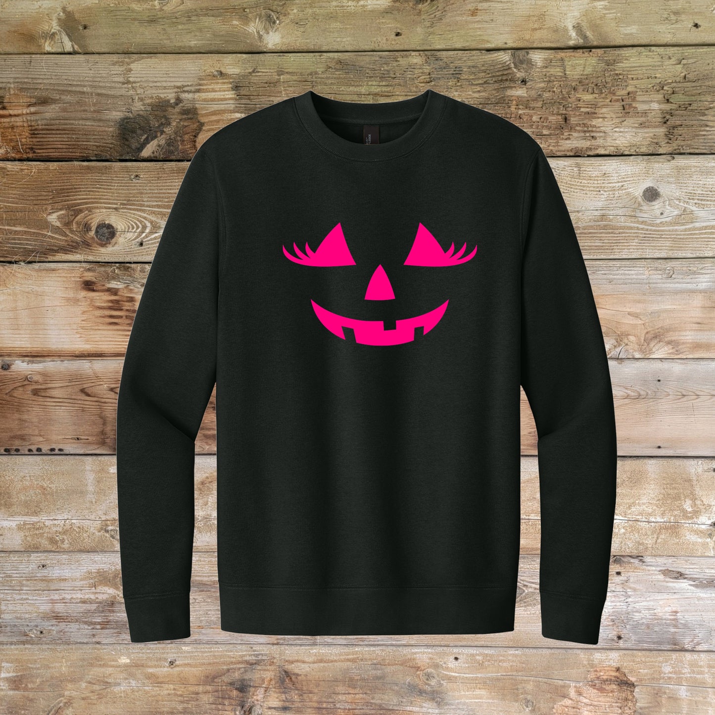 Pink Jack O Lantern Sweatshirt