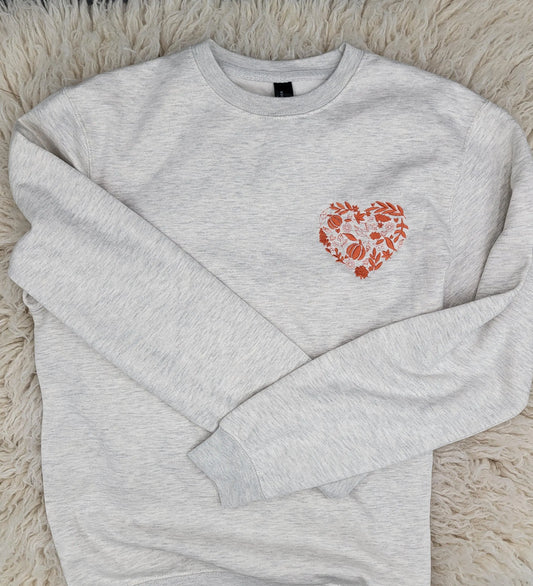 Pumpkin Heart Sweatshirt